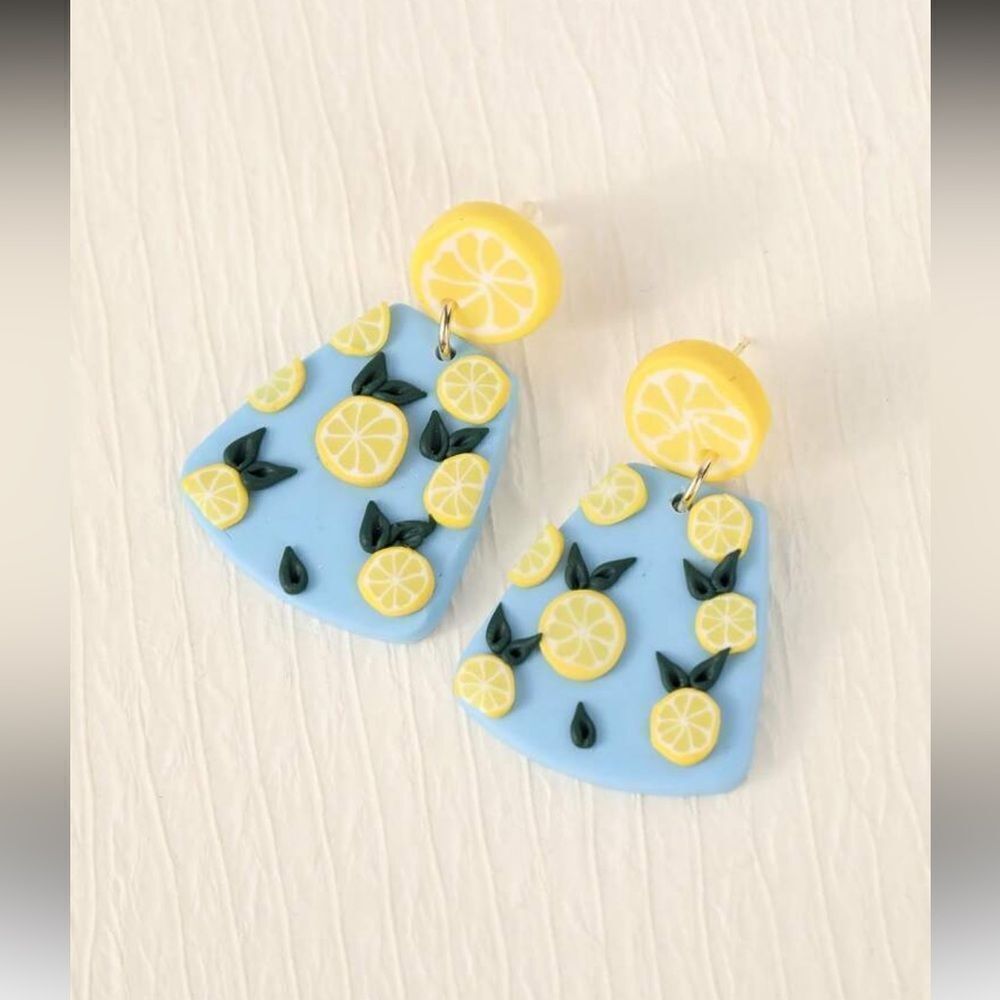 Lemon earrings A1280